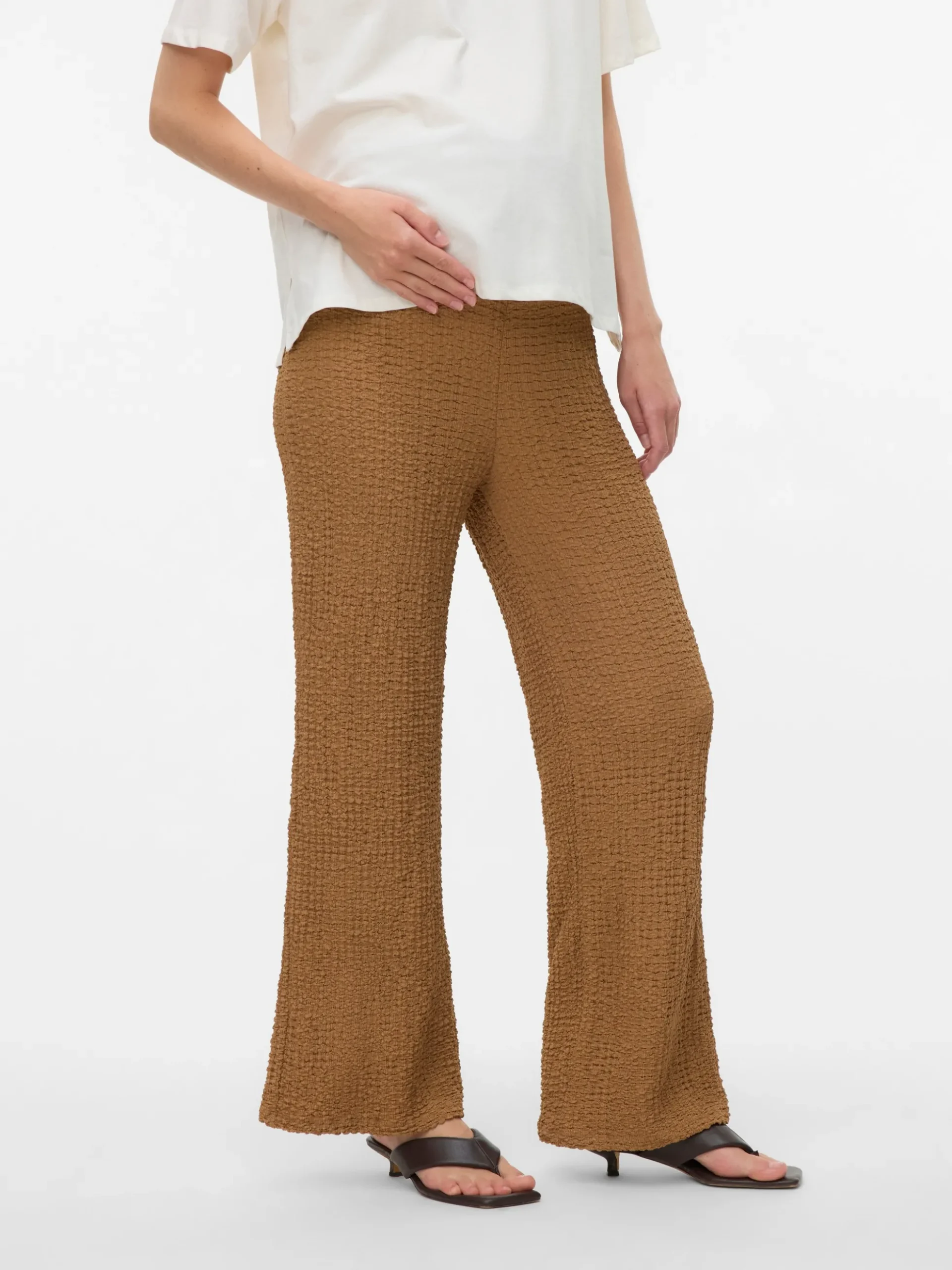 Ausgestellt Hohe Taille Hose