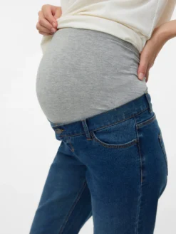 Ausgestellt Mittlere Taille Ausgestellt Jeans