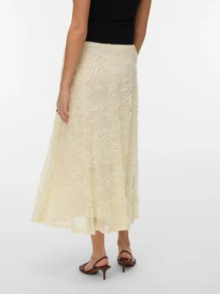 AWBLAKELY Hohe Taille Langer Rock