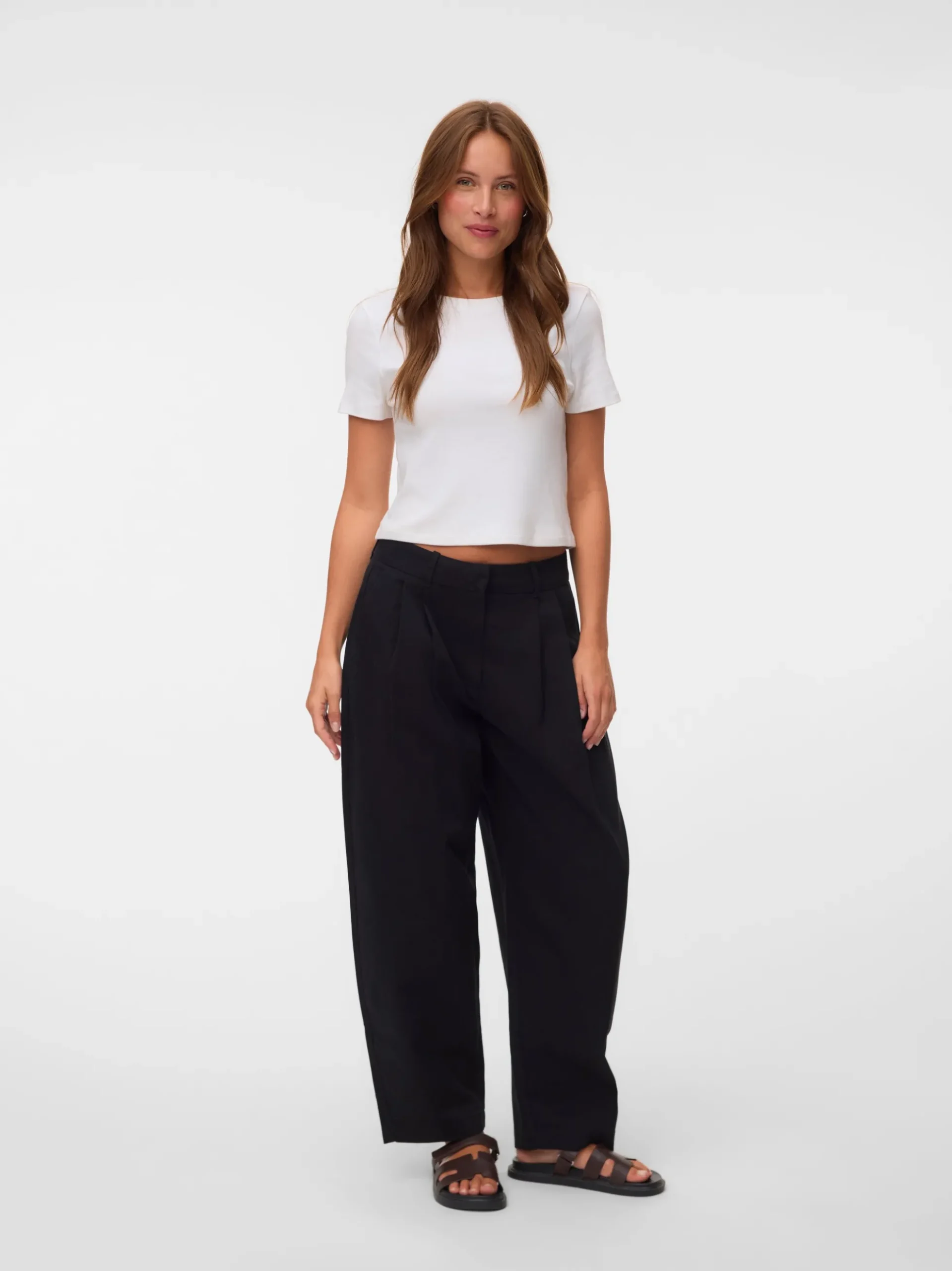 AWCARLEY Hohe Taille Hose