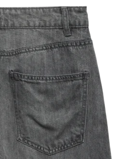 AWELINA Hohe Taille Weiter Beinschnitt Jeans