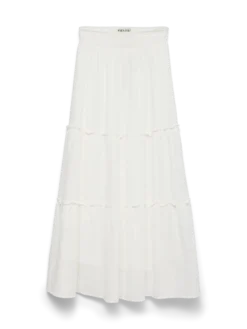 AWKEELEY Hohe Taille Langer Rock