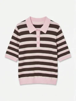 AWOLINE Gestricktes Poloshirt