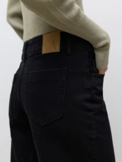 AWRENA Mid Rise Weiter Beinschnitt Jeans