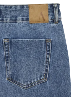 AWRENA Mid Rise Weiter Beinschnitt Jeans