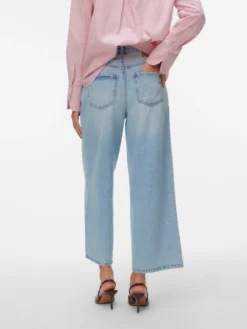 AWSIENNA Hohe Taille Verkürzt Jeans