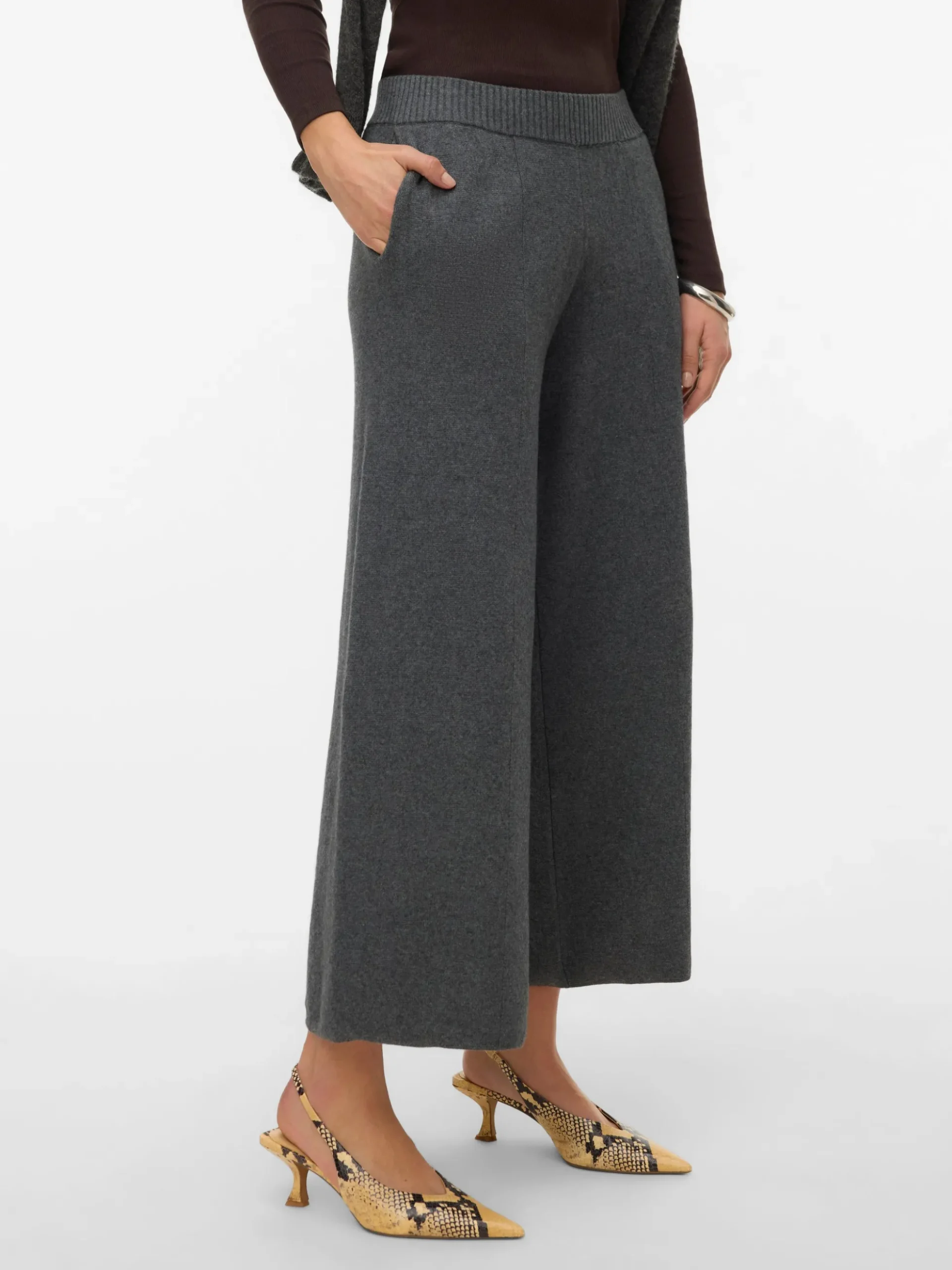 AWUKNO Mittlere Taille Hose