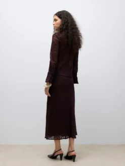AWURSHILA Mittlere Taille Langer Rock