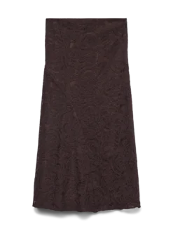 AWURSHILA Mittlere Taille Langer Rock