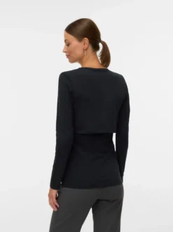 Enger Schnitt Rundhals Top