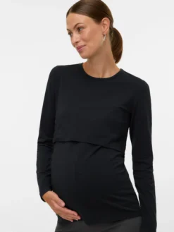 Enger Schnitt Rundhals Top