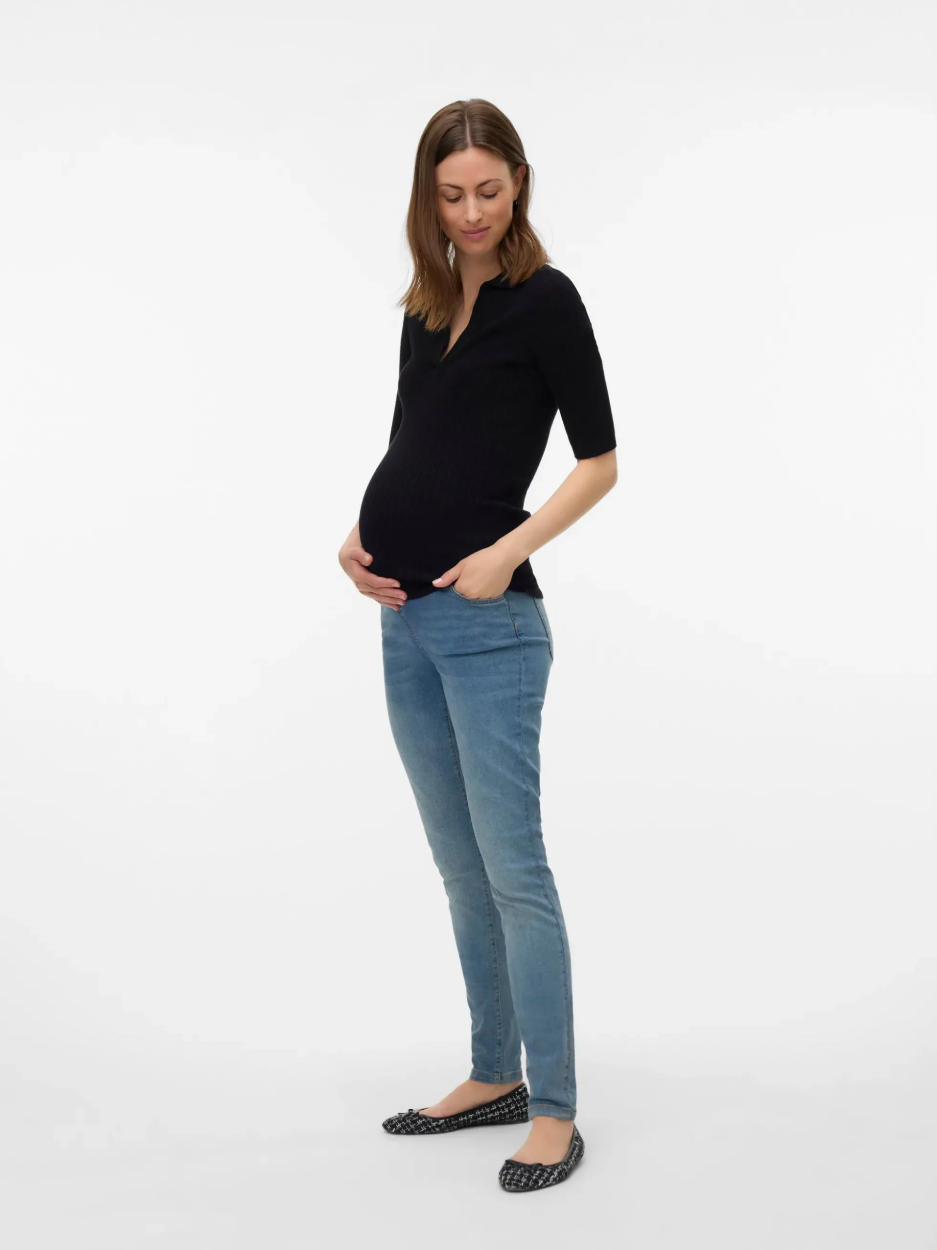 Gerade geschnittener Slim Fit Jeans