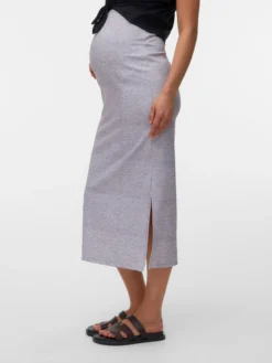 Hohe Taille Langer Rock