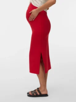 Hohe Taille Langer Rock