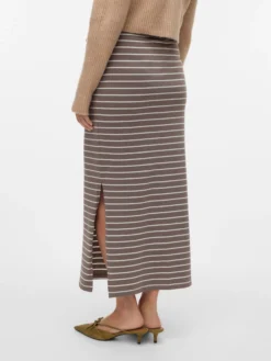 Hohe Taille Langer Rock