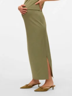 Hohe Taille Langer Rock