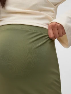 Hohe Taille Langer Rock