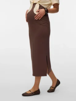 Hohe Taille Langer Rock