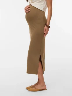 Hohe Taille Langer Rock