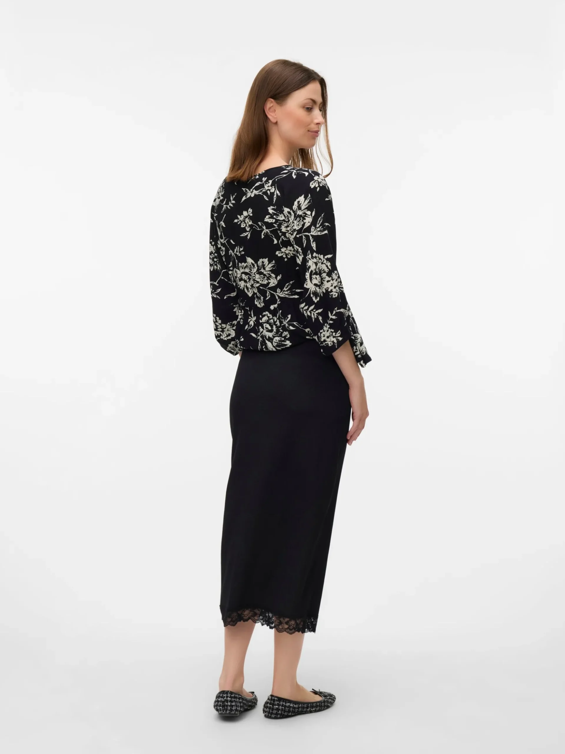 Hohe Taille Midirock