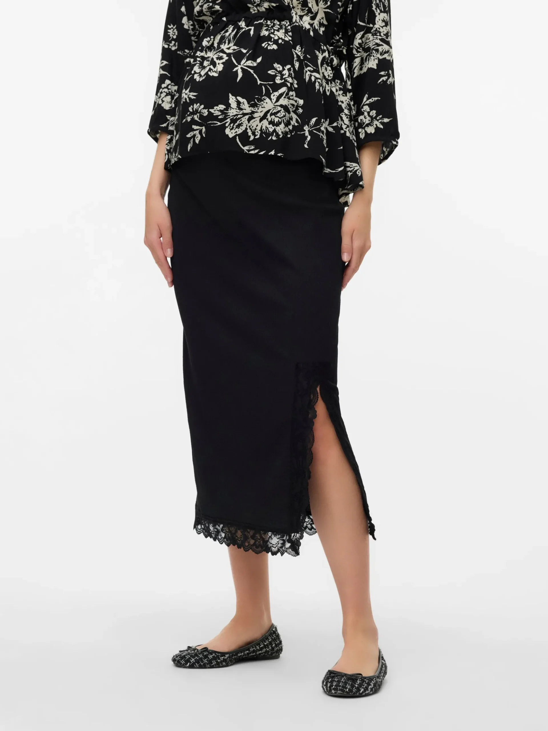 Hohe Taille Midirock