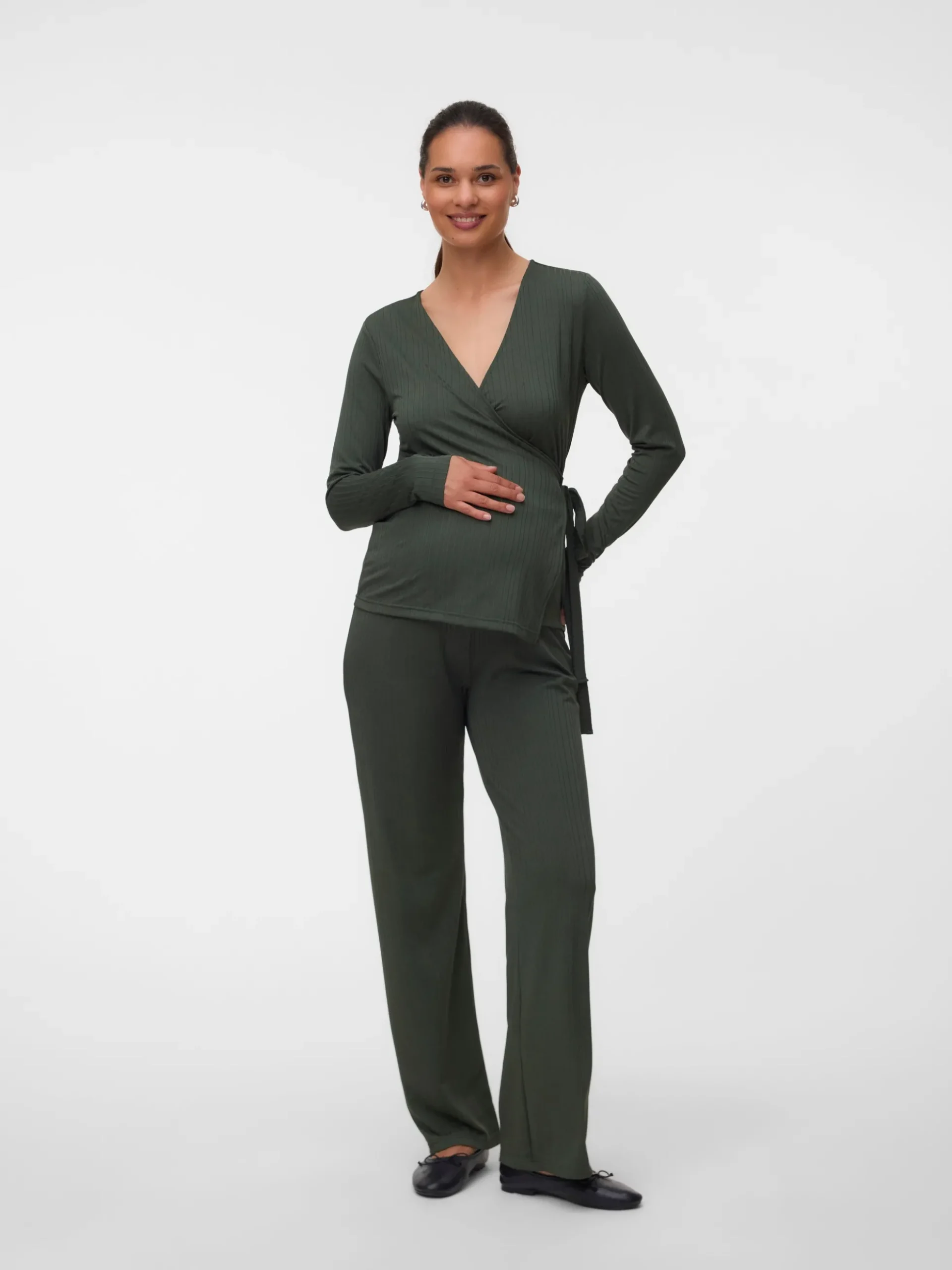 Locker geschnitten Hohe Taille Hose