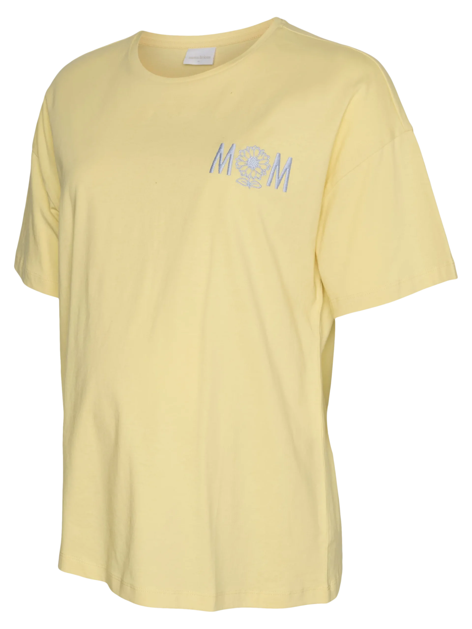Locker geschnitten U-Ausschnitt T-Shirt