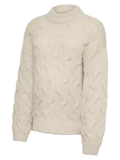 Normal geschnitten Hoch geschlossen Pullover