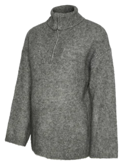 Normal geschnitten Hoch geschlossen Pullover