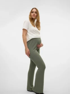 Normal geschnitten Hohe Taille Hose
