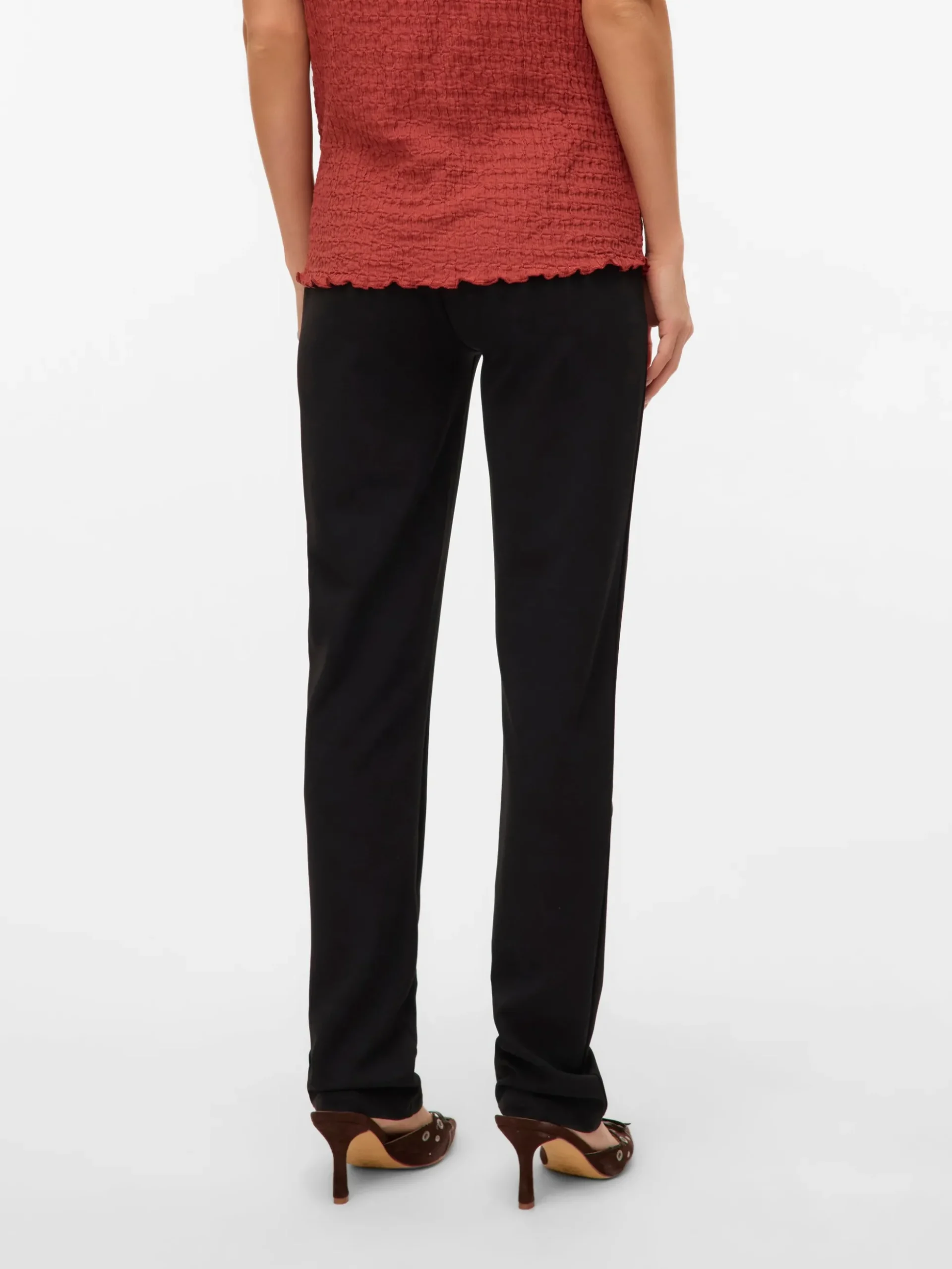 Normal geschnitten Hohe Taille Hose