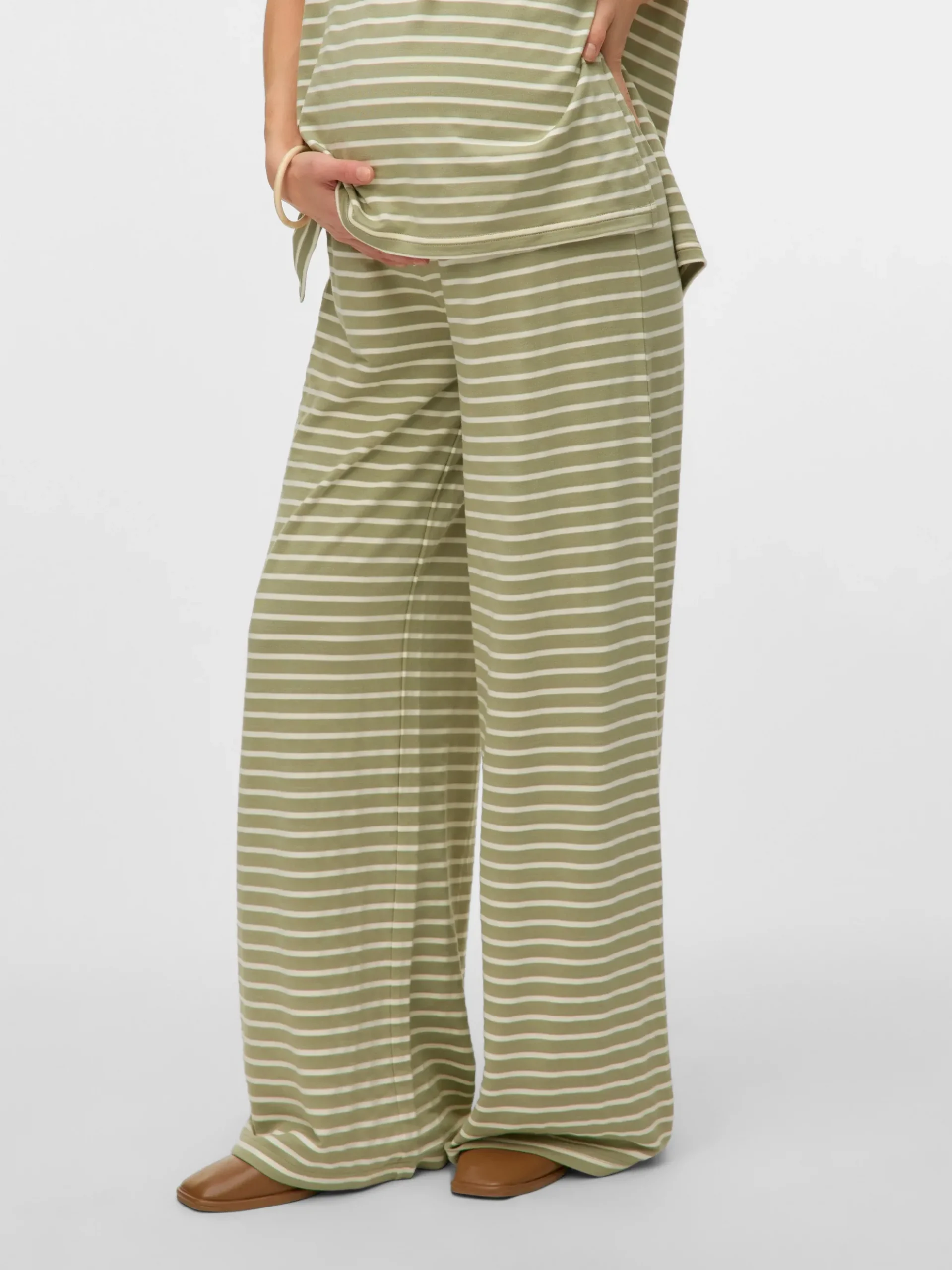 Normal geschnitten Hohe Taille Hose