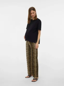 Normal geschnitten Hohe Taille Hose