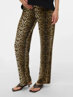Normal geschnitten Hohe Taille Hose