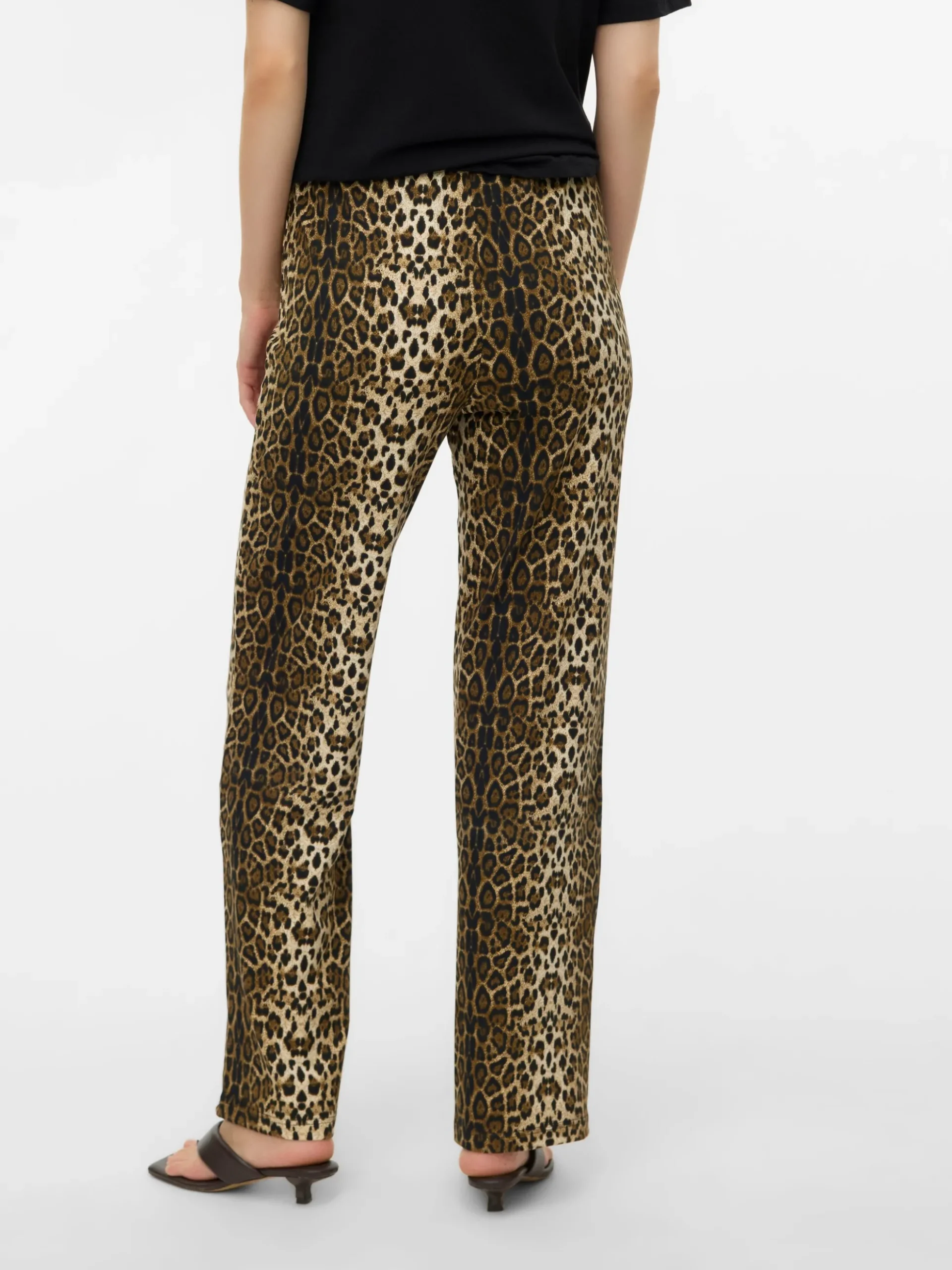 Normal geschnitten Hohe Taille Hose