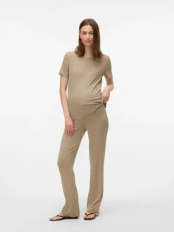 Normal geschnitten Hohe Taille Hose