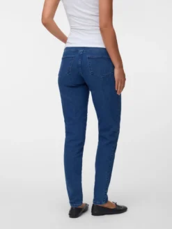Normal geschnitten Mittlere Taille Jeans