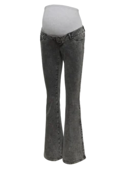 Normal geschnitten Mittlere Taille Ausgestellt Jeans