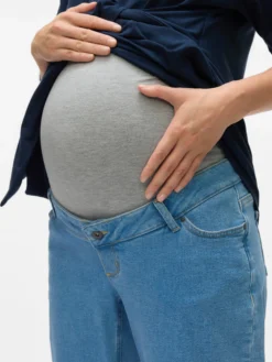 Normal geschnitten Mittlere Taille Jeans