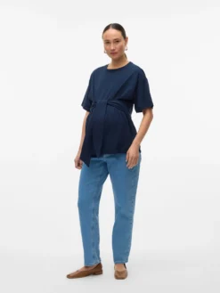 Normal geschnitten Mittlere Taille Jeans
