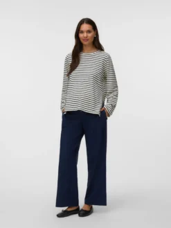 Normal geschnitten Mittlere Taille Hose