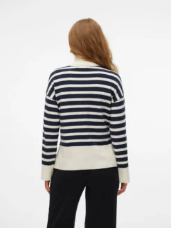 Normal geschnitten Rollkragen Pullover