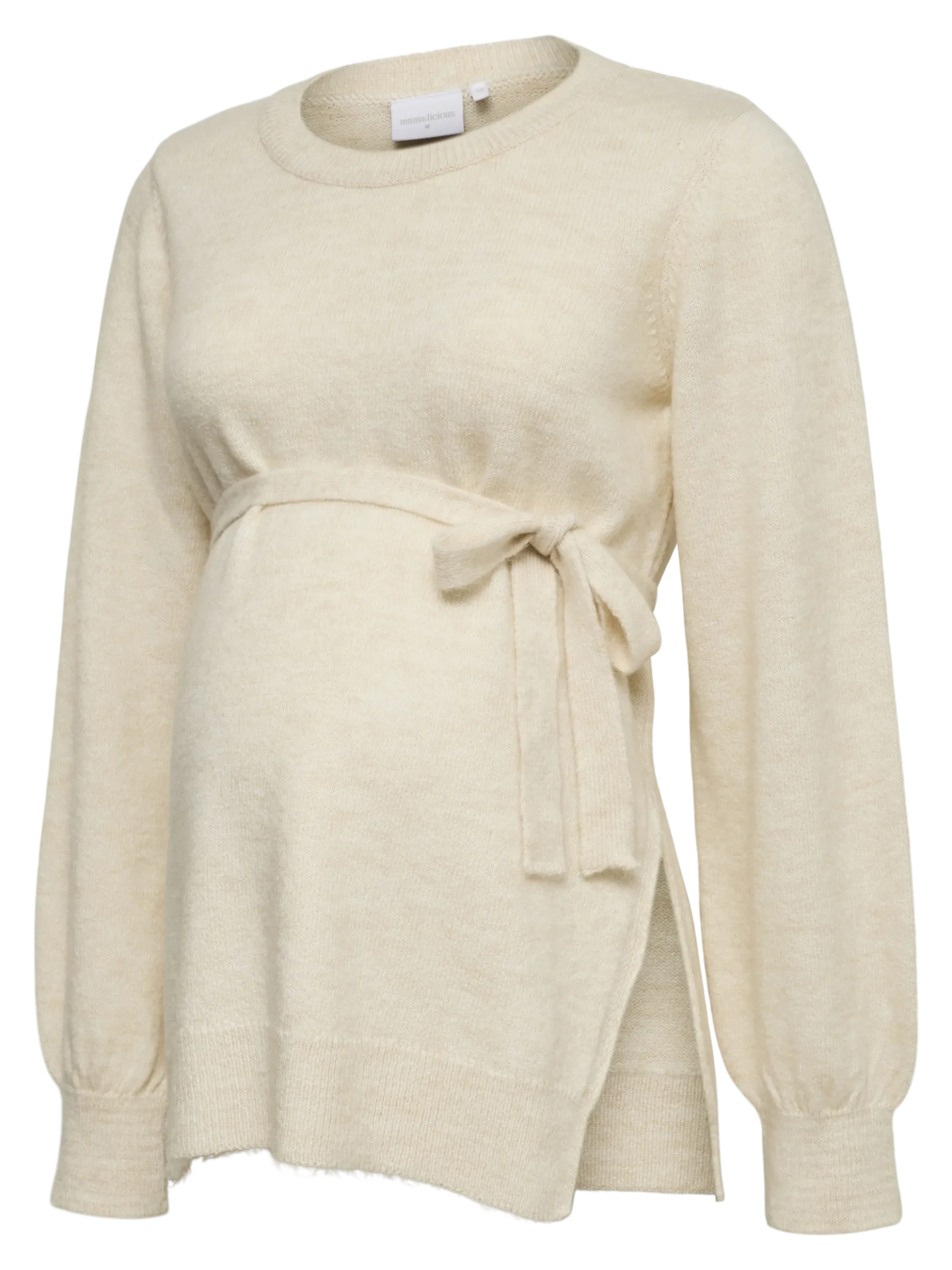 Normal geschnitten Rundhals Pullover