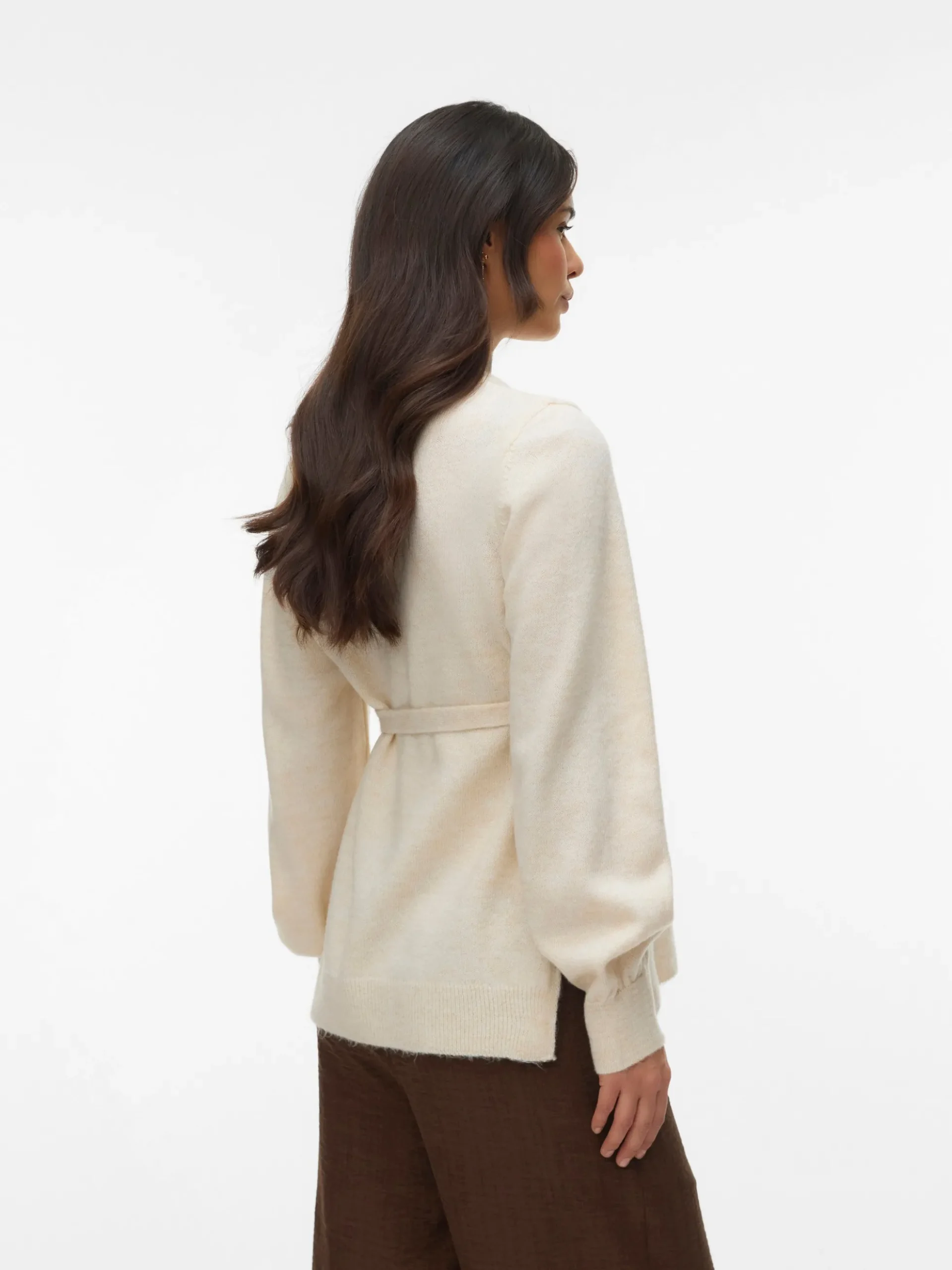 Normal geschnitten Rundhals Pullover