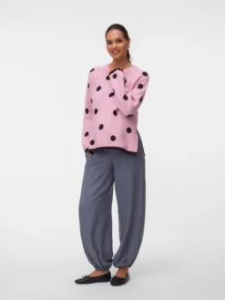 Normal geschnitten Rundhals Maternity Pullover