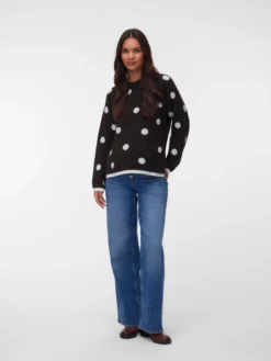 Normal geschnitten Rundhals Maternity Pullover