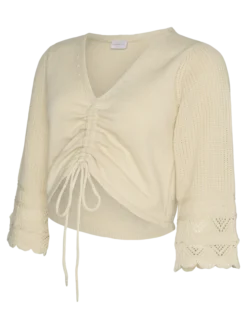 Normal geschnitten Rundhals Pullover