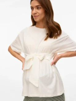 Normal geschnitten Rundhals Top