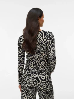 Normal geschnitten Rundhals Top