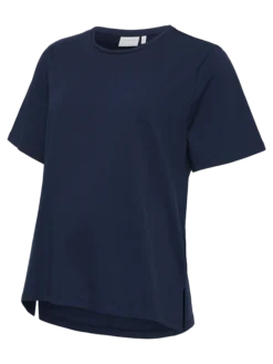 Normal geschnitten Rundhals Top
